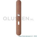 GPF Bouwbeslag Anastasius 1170.A2L BB56 deurkruk gatdeel linkswijzend langschild afgerond 282x40x8,5 mm BB56 Bronze blend GPF1170A20201