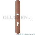 GPF Bouwbeslag Anastasius 1170.A2L PC72 deurkruk gatdeel linkswijzend langschild afgerond 282x40x8,5 mm PC72 Bronze blend GPF1170A20242