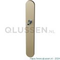 GPF Bouwbeslag Anastasius 1170.A4.401 XL BB56 langschild XL afgerond 282x40x8,5 mm BB56 met vastgelaste knopvastzetter Champagne blend GPF1170A40401