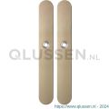 GPF Bouwbeslag Anastasius 1170.A4 blind langschild afgerond enkelverend 282x40x8,5 mm blind Champagne blend GPF1170A40100