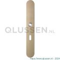 GPF Bouwbeslag Anastasius 1170.A4L BB56 deurkruk gatdeel linkswijzend langschild afgerond 282x40x8,5 mm BB56 Champagne blend GPF1170A40201