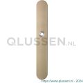 GPF Bouwbeslag Anastasius 1170.A4L blind deurkruk gatdeel linkswijzend langschild afgerond 282x40x8,5 mm blind Champagne blend GPF1170A40200