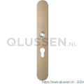 GPF Bouwbeslag Anastasius 1170.A4L PC55 deurkruk gatdeel linkswijzend langschild afgerond 282x40x8,5 mm PC55 Champagne blend GPF1170A40232