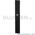 GPF Bouwbeslag ZwartWit 1175.61.411 XL BB72 langschild XL rechthoekig 282x40x8,5 mm BB72 met vastgelaste knopvastzetter zwart GPF1175610411