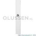 GPF Bouwbeslag ZwartWit 1175.62.401 XL BB56 langschild XL rechthoekig 282x40x8,5 mm BB56 met vastgelaste knopvastzetter wit GPF1175620401