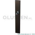 GPF Bouwbeslag Anastasius 1175.A1.401 XL BB56 langschild XL rechthoekig 282x40x8,5 mm BB56 met vastgelaste knopvastzetter Dark blend GPF1175A10401