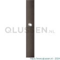 GPF Bouwbeslag Anastasius 1175.A1L blind deurkruk gatdeel linkswijzend langschild rechthoekig 282x40x8,5 mm blind Dark blend GPF1175A10200