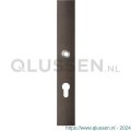 GPF Bouwbeslag Anastasius 1175.A1L PC72 deurkruk gatdeel linkswijzend langschild rechthoekig 282x40x8,5 mm PC72 Dark blend GPF1175A10242