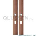 GPF Bouwbeslag Anastasius 1175.A2 BB56 langschild rechthoekig enkelverend 282x40x8,5 mm BB56 Bronze blend GPF1175A20101