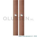 GPF Bouwbeslag Anastasius 1175.A2 blind langschild rechthoekig enkelverend 282x40x8,5 mm blind Bronze blend GPF1175A20100