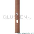 GPF Bouwbeslag Anastasius 1175.A2L BB56 deurkruk gatdeel linkswijzend langschild rechthoekig 282x40x8,5 mm BB56 Bronze blend GPF1175A20201