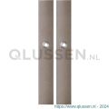 GPF Bouwbeslag Anastasius 1175.A3 blind langschild rechthoekig enkelverend 282x40x8,5 mm blind Mocca blend GPF1175A30100