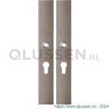 GPF Bouwbeslag Anastasius 1175.A3 PC55 langschild rechthoekig enkelverend 282x40x8,5 mm PC55 Mocca blend GPF1175A30132