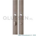 GPF Bouwbeslag Anastasius 1175.A3 WC72/8 groot langschild rechthoekig enkelverend 282x40x8,5 mm WC72/8 grote knop Mocca blend GPF1175A30872