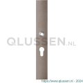 GPF Bouwbeslag Anastasius 1175.A3L PC55 deurkruk gatdeel linkswijzend langschild rechthoekig 282x40x8,5 mm PC55 Mocca blend GPF1175A30232