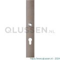 GPF Bouwbeslag Anastasius 1175.A3L PC72 deurkruk gatdeel linkswijzend langschild rechthoekig 282x40x8,5 mm PC72 Mocca blend GPF1175A30242