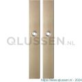 GPF Bouwbeslag Anastasius 1175.A4 blind langschild rechthoekig enkelverend 282x40x8,5 mm blind Champagne blend GPF1175A40100