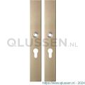 GPF Bouwbeslag Anastasius 1175.A4 PC55 langschild rechthoekig enkelverend 282x40x8,5 mm PC55 Champagne blend GPF1175A40132