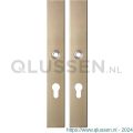 GPF Bouwbeslag Anastasius 1175.A4 PC72 langschild rechthoekig enkelverend 282x40x8,5 mm PC72 Champagne blend GPF1175A40142