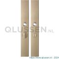 GPF Bouwbeslag Anastasius 1175.A4 WC55/8 groot langschild rechthoekig enkelverend 282x40x8,5 mm WC55/8 grote knop Champagne blend GPF1175A40855