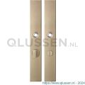 GPF Bouwbeslag Anastasius 1175.A4 WC63/8 groot langschild rechthoekig enkelverend 282x40x8,5 mm WC63/8 grote knop Champagne blend GPF1175A40863