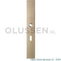 GPF Bouwbeslag Anastasius 1175.A4L BB56 deurkruk gatdeel linkswijzend langschild rechthoekig 282x40x8,5 mm BB56 Champagne blend GPF1175A40201