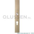 GPF Bouwbeslag Anastasius 1175.A4L PC72 deurkruk gatdeel linkswijzend langschild rechthoekig 282x40x8,5 mm PC72 Champagne blend GPF1175A40242