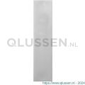 GPF Bouwbeslag RVS 1200.15 BB72 kortschild rechthoekig 169x46x8,5 mm zonder krukgat BB72 RVS geborsteld GPF120015111