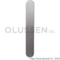 GPF Bouwbeslag RVS 1200.70 BB56 langschild XL afgerond 282x40x8,5 mm zonder krukgat BB56 RVS geborsteld GPF120070101