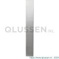 GPF Bouwbeslag RVS 1200.75 BB56 langschild XL rechthoekig 282x40x8,5 mm zonder krukgat BB56 RVS geborsteld GPF120075101