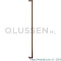 GPF Bouwbeslag Anastasius 9701.A2 deurgreep GPF13 verkropt 22x22x1000/978 mm Bronze blend met enkel- en dubbelzijdige bevestiging GPF9701A21000