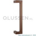 GPF Bouwbeslag Anastasius 9701.A2 deurgreep GPF13 verkropt 22x22x300/278 mm Bronze blend met enkel- en dubbelzijdige bevestiging GPF9701A20300