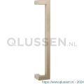 GPF Bouwbeslag Anastasius 9701.A4 deurgreep GPF13 verkropt 22x22x400/378 mm Champagne blend met enkel- en dubbelzijdige bevestiging GPF9701A40400