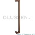 GPF Bouwbeslag Anastasius 9701.A2 deurgreep GPF13 verkropt 22x22x500/478 mm Bronze blend met enkel- en dubbelzijdige bevestiging GPF9701A20500