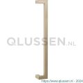 GPF Bouwbeslag Anastasius 9701.A4 deurgreep GPF13 verkropt 22x22x500/478 mm Champagne blend met enkel- en dubbelzijdige bevestiging GPF9701A40500