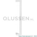 GPF Bouwbeslag ZwartWit 9701.62.0500 deurgreep GPF13 verkropt 22x22x500/478 mm wit met enkel- en dubbelzijdige bevestiging GPF9701620500