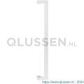 GPF Bouwbeslag ZwartWit 9701.62.0600 deurgreep GPF13 verkropt 22x22x600/578 mm wit met enkel- en dubbelzijdige bevestiging GPF9701620600