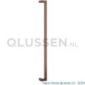 GPF Bouwbeslag Anastasius 9701.A2 deurgreep GPF13 verkropt 22x22x800/778 mm Bronze blend met enkel- en dubbelzijdige bevestiging GPF9701A20800