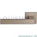 GPF Bouwbeslag Anastasius 1308.A3-02L Zika deurkruk linkswijzend op vierkant rozet 50x50x8 mm Mocca blend GPF1308A30200-02