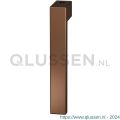 GPF Bouwbeslag Anastasius 1308.A2KL/R Zika raamkruk gatdeel zonder rozet links-rechtswijzend korte nek Bronze blend GPF1308A2K200