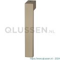 GPF Bouwbeslag Anastasius 1308.A4KL/R Zika raamkruk gatdeel zonder rozet links-rechtswijzend korte nek Champagne blend GPF1308A4K200