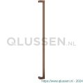 GPF Bouwbeslag Anastasius 9702.A2 deurgreep GPF14 verkropt 30x30x1200/1170 mm Bronze blend met enkel- en dubbelzijdige bevestiging GPF9702A21200