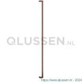 GPF Bouwbeslag Anastasius 9702.A2 deurgreep GPF14 verkropt 30x30x1800/1770 mm Bronze blend met enkel- en dubbelzijdige bevestiging GPF9702A21800