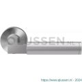 GPF Bouwbeslag RVS 2082.09-00 GPF2082.00 Kuri deurkruk op rond rozet 50x8 mm RVS geborsteld GPF2082090100-00