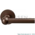 GPF Bouwbeslag Anastasius 3040.A2-00 Hipi deurkruk gatdeel op ronde rozet 50x8 mm links-rechtswijzend Bronze blend GPF3040A20200-00