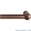 GPF Bouwbeslag Anastasius 3040.A2 Hipi deurkruk gatdeel op rozet 50x8 mm links-rechtswijzend Bronze blend GPF3040A20200