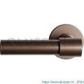 GPF Bouwbeslag Anastasius 3042.A2-00 L/R Hipi Deux+ deurkruk gatdeel 105,5 mm op ronde rozet 50x8 mm links-rechtswijzend Bronze blend GPF3042A20200-00