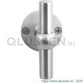 GPF Bouwbeslag RVS 3045.09-06L/R GPF3045.06L/R Hipi kruiskruk gatdeel op rond rozet RVS 50x2 mm links-rechtswijzend RVS geborsteld GPF3045090200-06