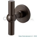 GPF Bouwbeslag Anastasius 3045.A1-05 GPF3045.A1 Hipi kruisknop op rond rozet 50x6 mm vast met knopvastzetter Dark blend GPF3045A10400-05