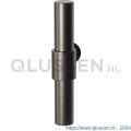 GPF Bouwbeslag Anastasius 3046.A1 L/R Hipi Deux kruiskruk gatdeel links-rechtswijzend 103 mm Dark blend GPF3046A10200